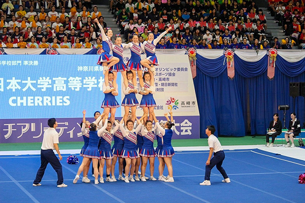 チアリーディング大会（在学時）