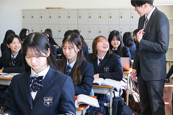 生徒一人ひとりを大切にしている白鵬女子の授業風景