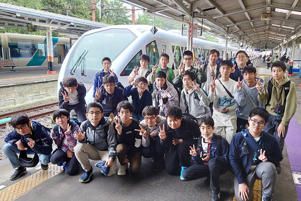 鉄道研究会の活動の様子