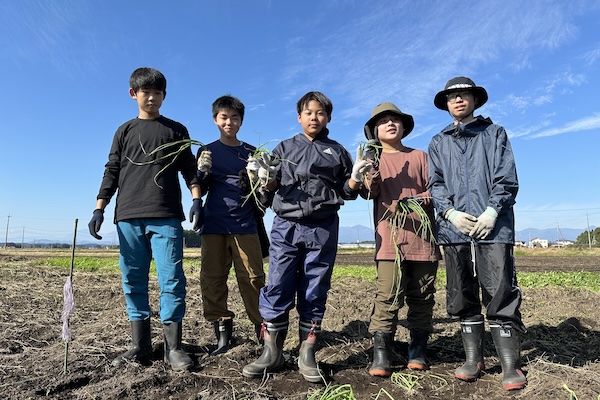 農業民泊体験の様子