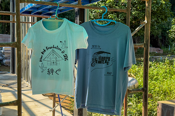 作成したTシャツ