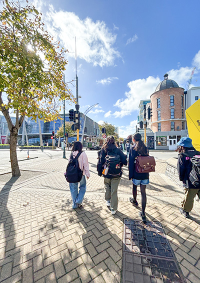 ニュージーランド短期留学での様子