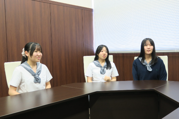 取材した9月で任期が終了した3名。これまでの活動を振り返ってもらいました