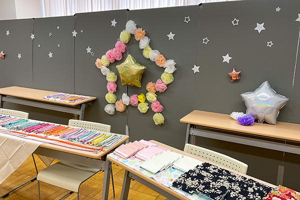 文化祭展示の様子