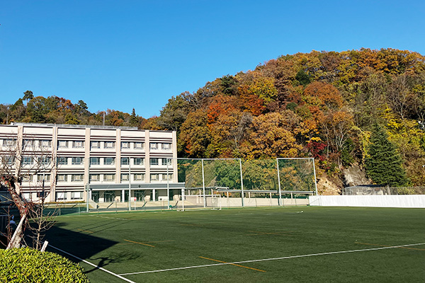 芝生のグラウンドの写真