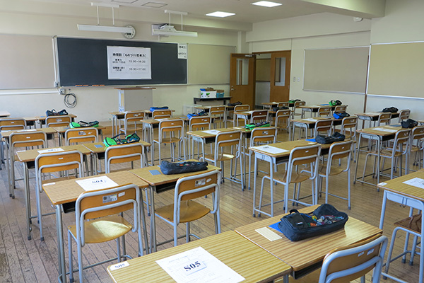 思考力入試時の教室